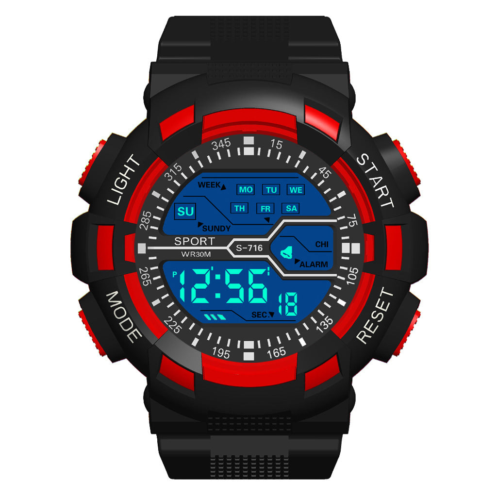 Approvisionnement direct en usine HONHX Student Electronic Watch 71-716