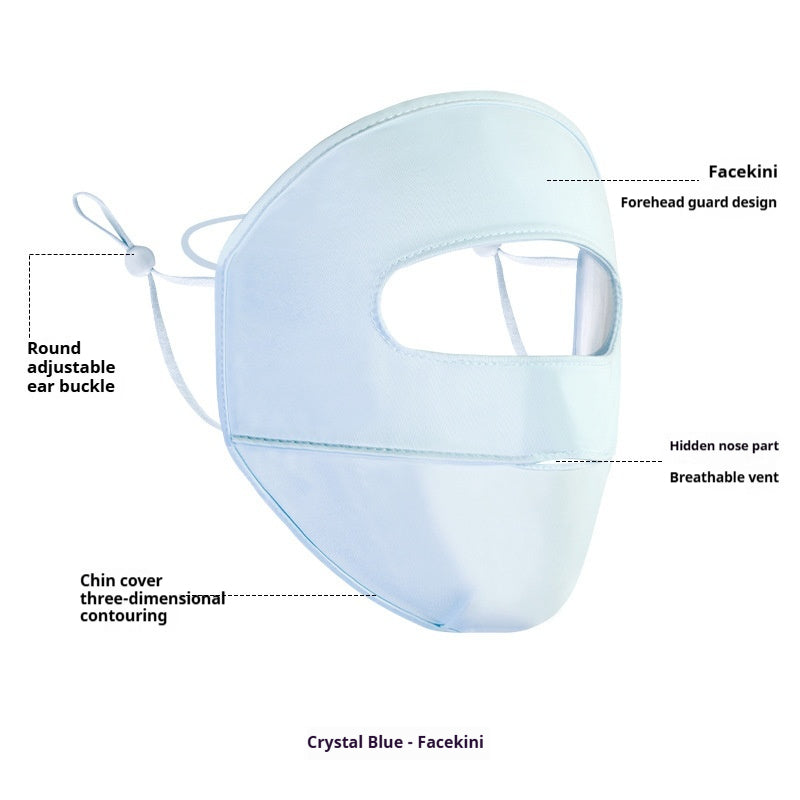 Masque visage écran solaire pour les femmes Protection UV d'été