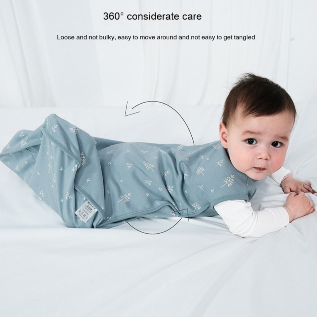 Nouveau-né Coton Sac de couchage Pyjama sans manches bébé Coton peigné