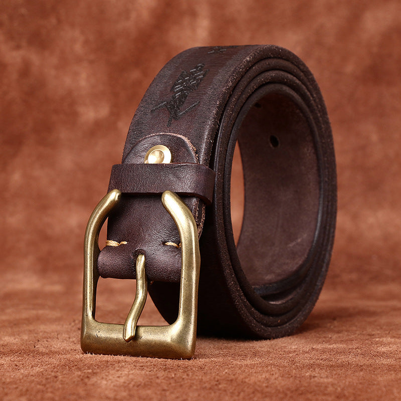 Retro Personality Trend Ceinture de Jeans sculptée