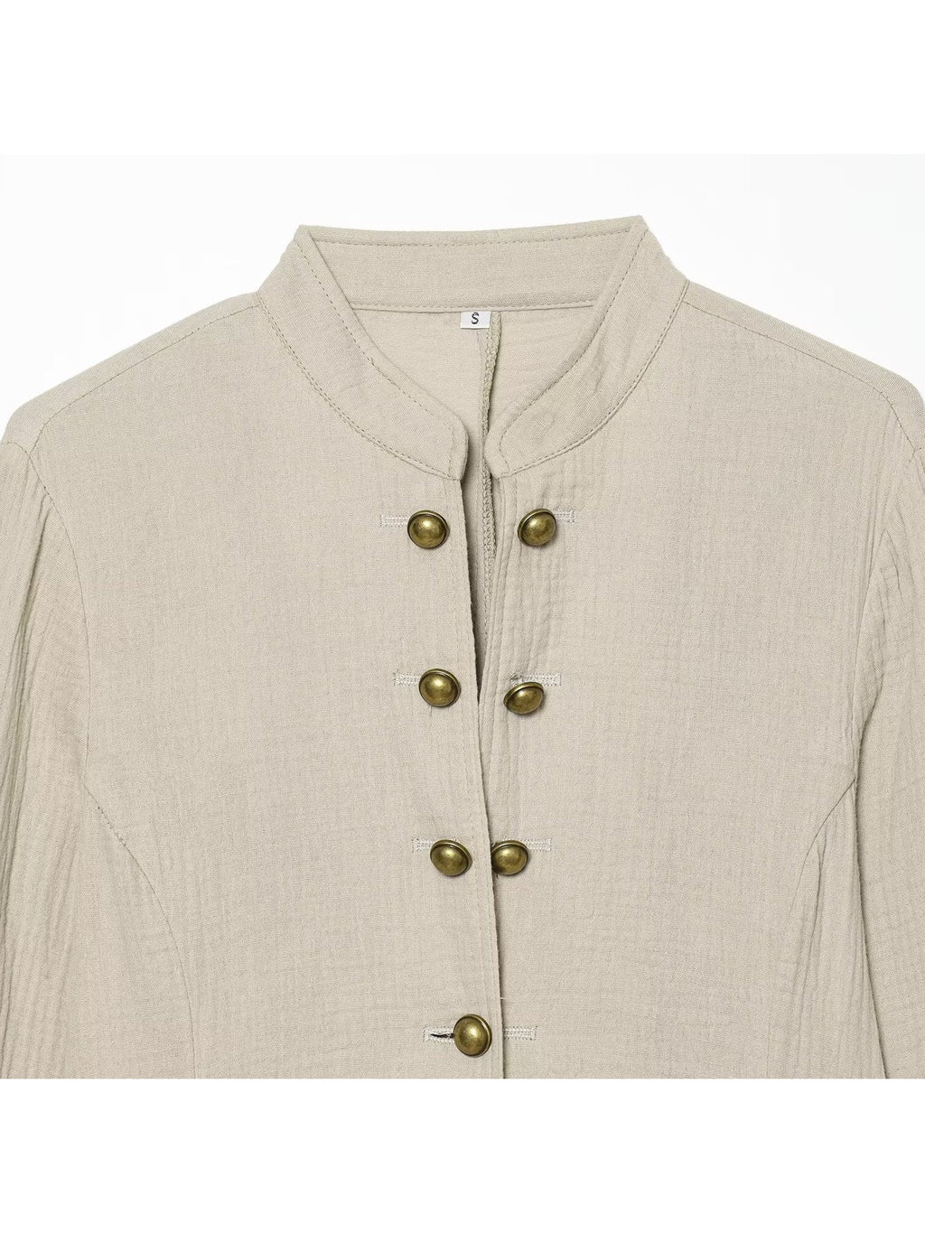 Femmes Buttoned Rustic-style European And American Outerwear
