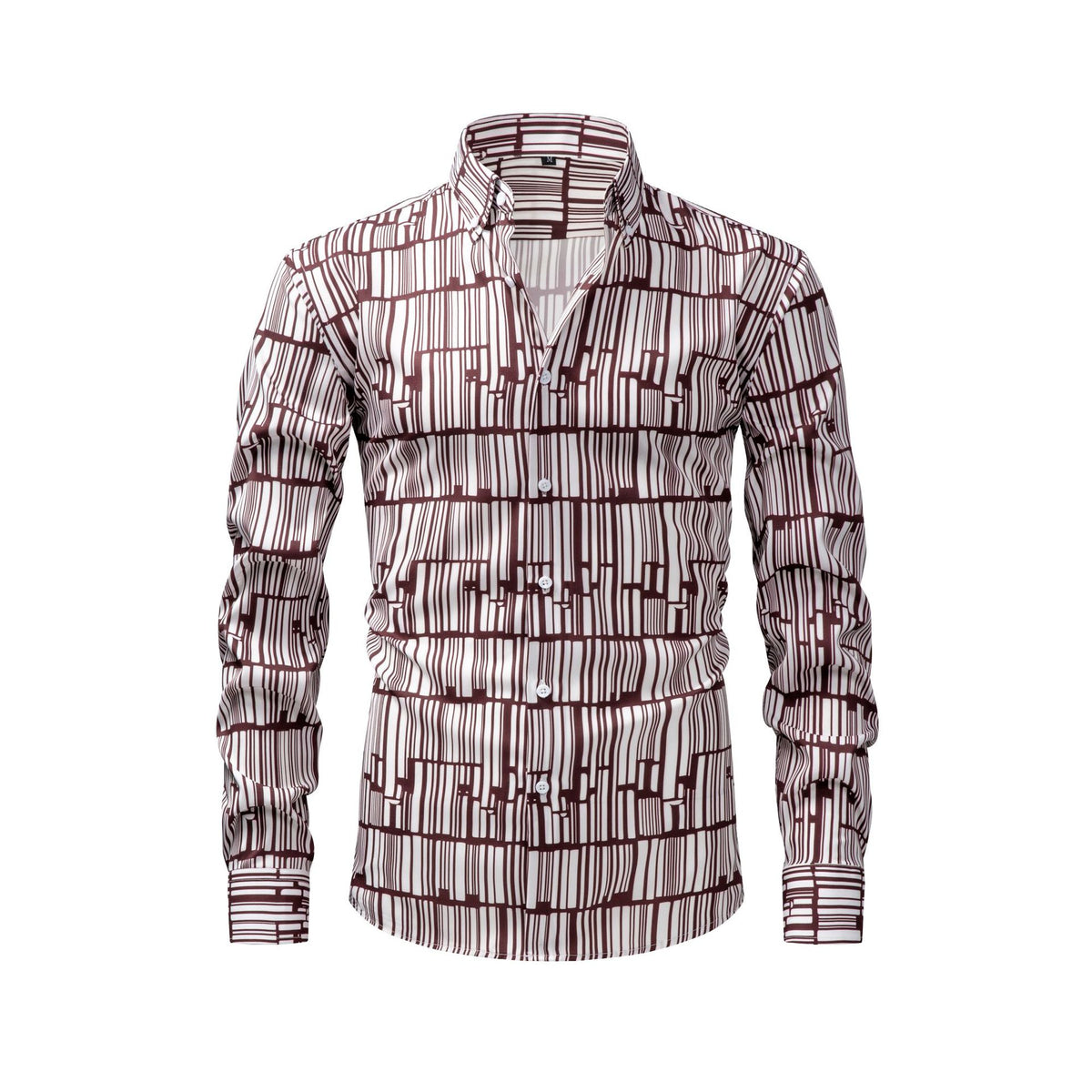 T-shirt pour homme à manches longues imprimé numérique à quatre voies Jiana