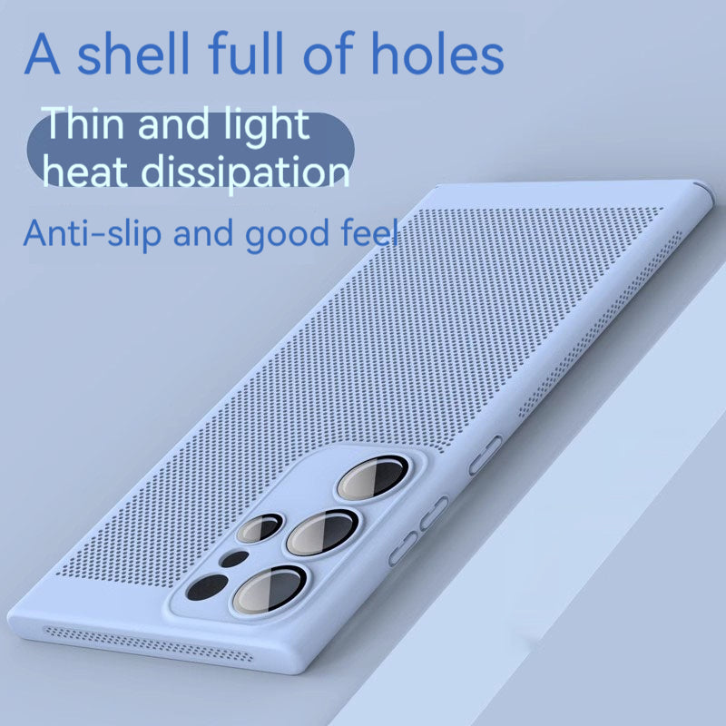 Honeycomb Dissipation de chaleur anti-fall Silicone téléphone portable Case