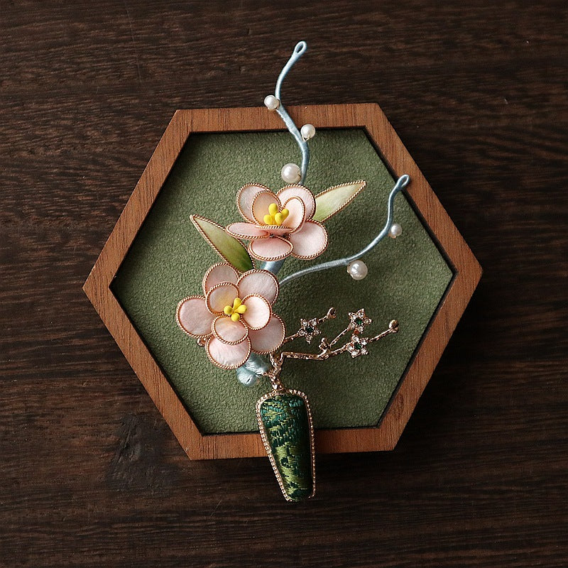 Broche esthétique de style oriental pour styling et accessoires