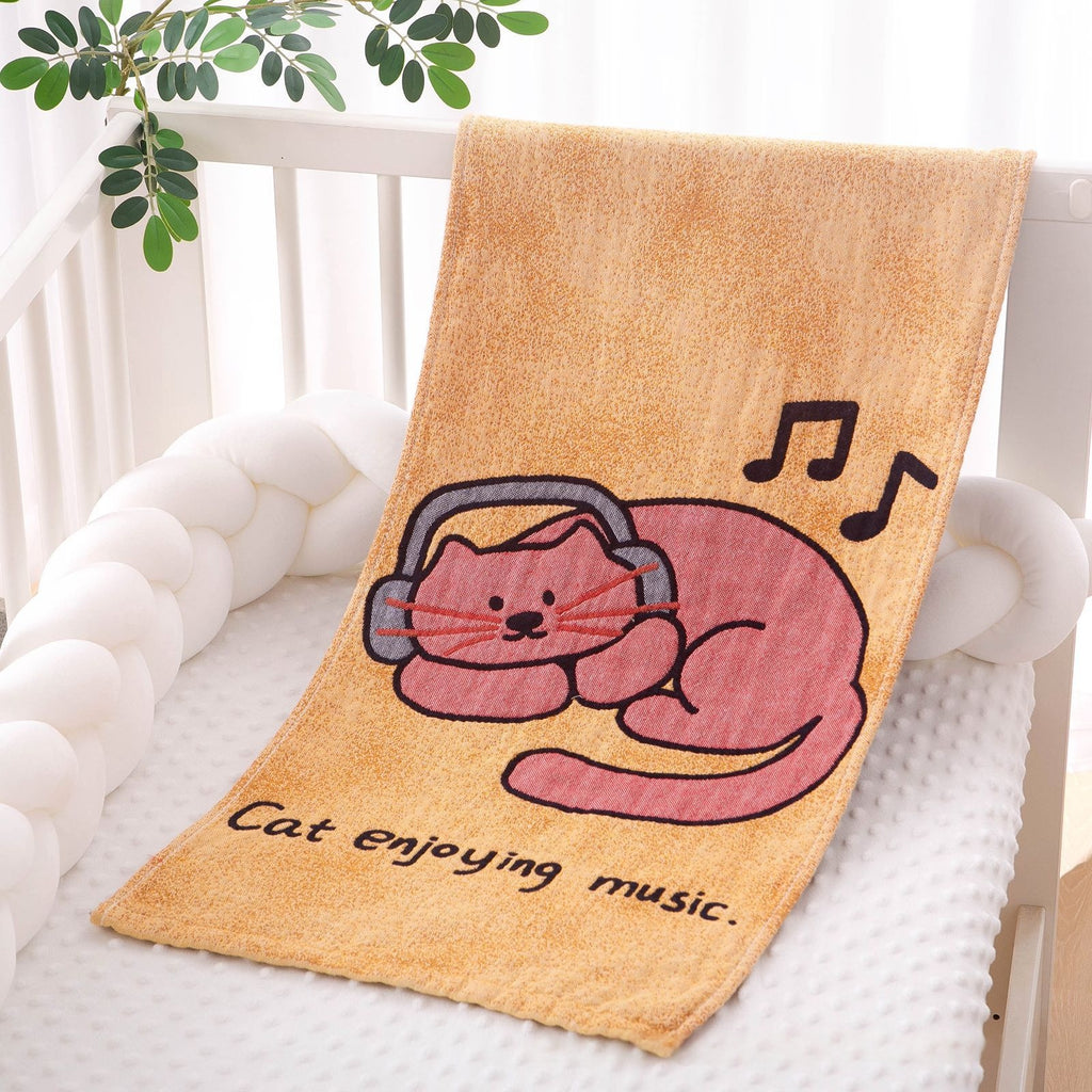 Linge de coton Serviette de coton lavée Pure Cotton Gauze