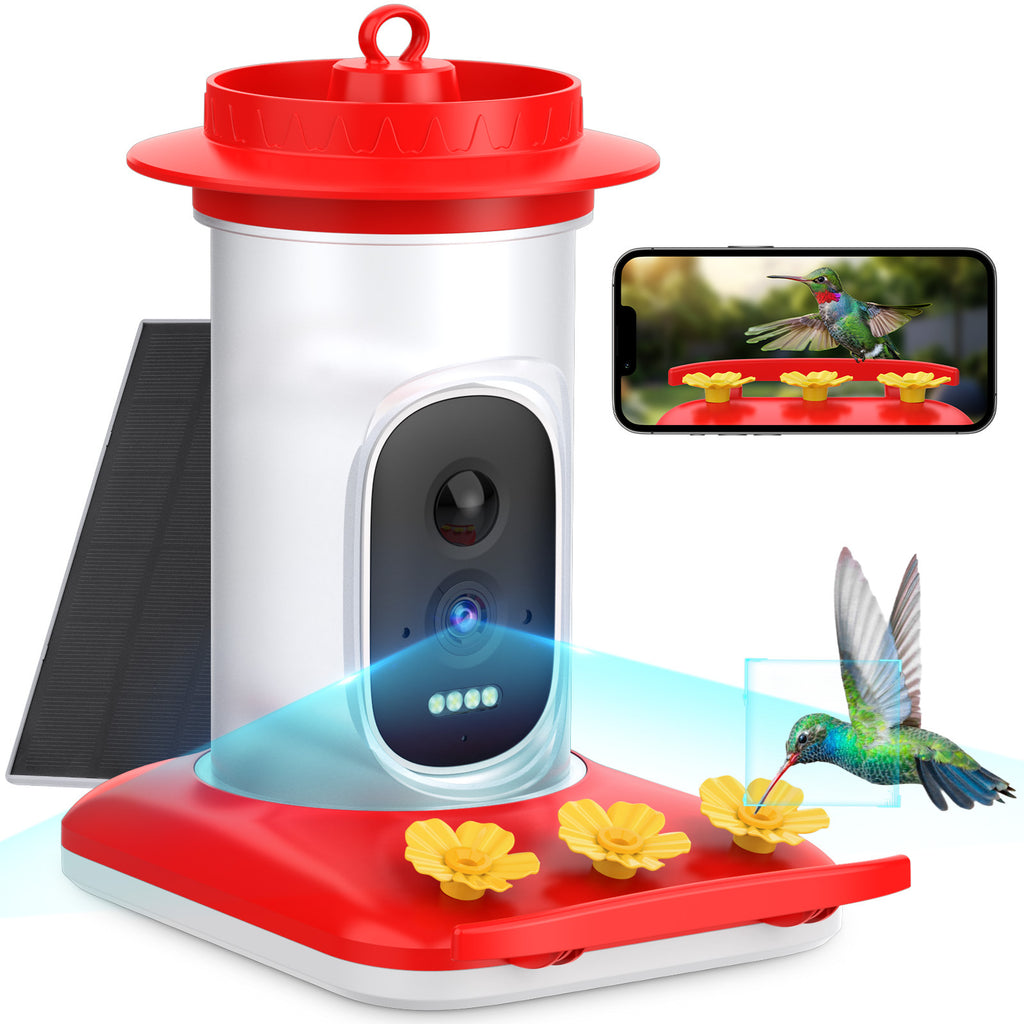 Intelligent Visual Cummingbird Water Feeder 5MP Pixel Outdoor HD