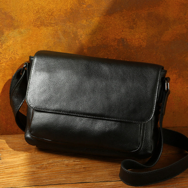 Premier-couche Cowhide Sac à épaule Hommes Style