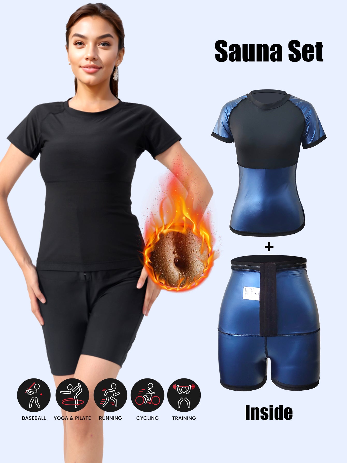 Chemise Sauna et shorts pour femmes