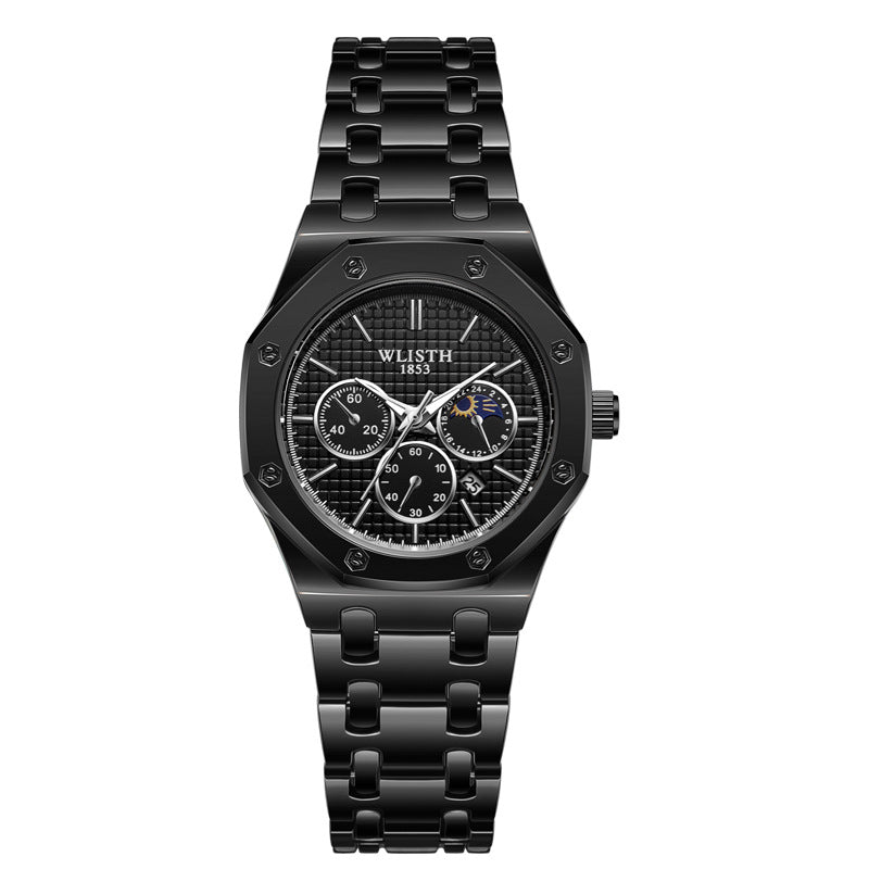 Calendrier des bracelets en acier lumineux pour montre pour femme