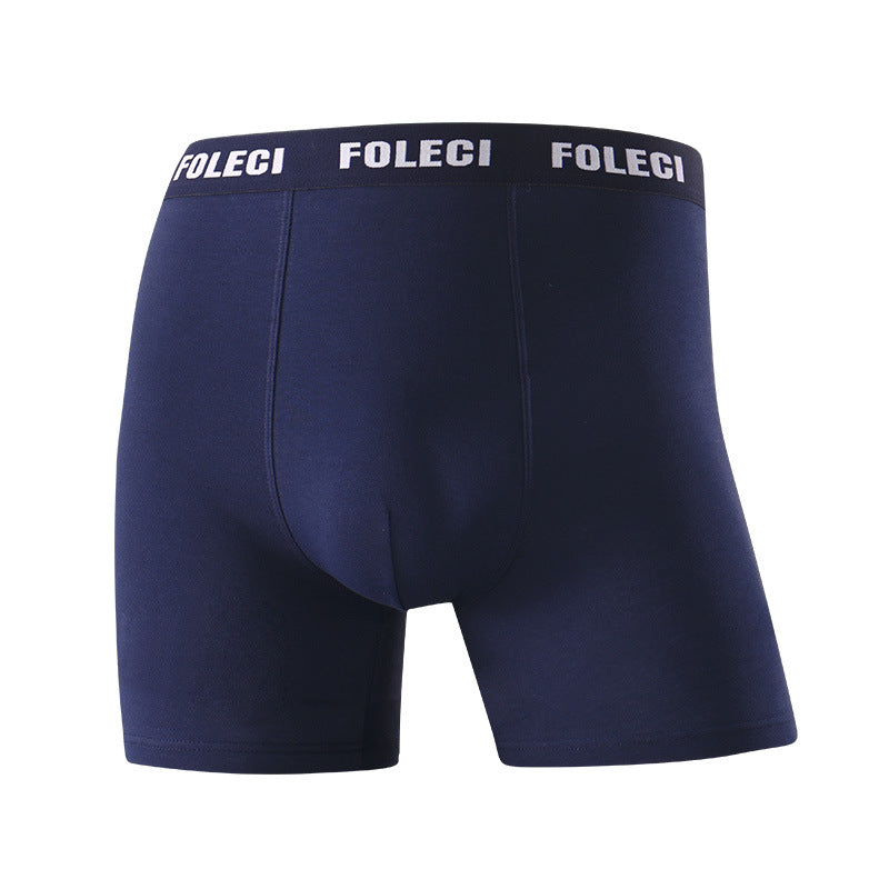 Sous-vêtements de sport allongés pour hommes Slips anti-wear pour jambes Pure Coton Respirant