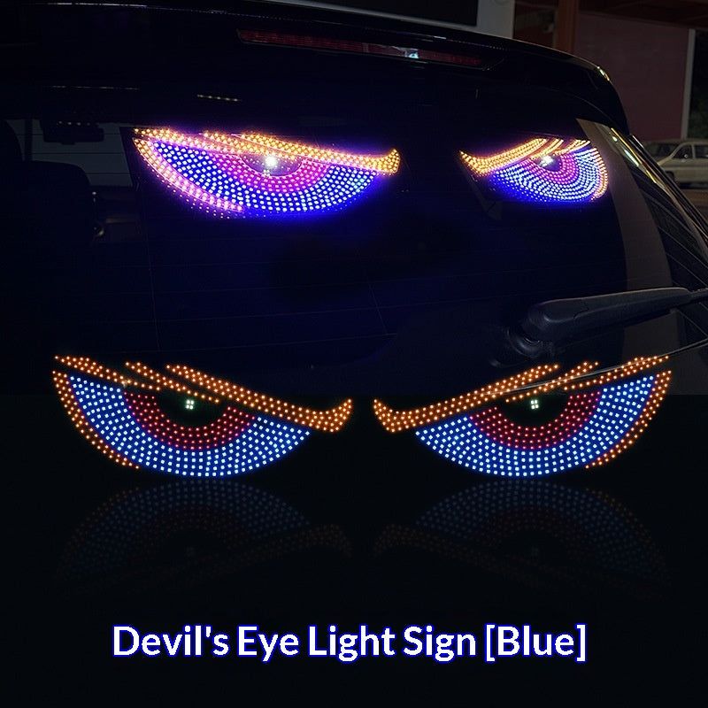 Étiquette de lumière de voiture dynamique affichage LED