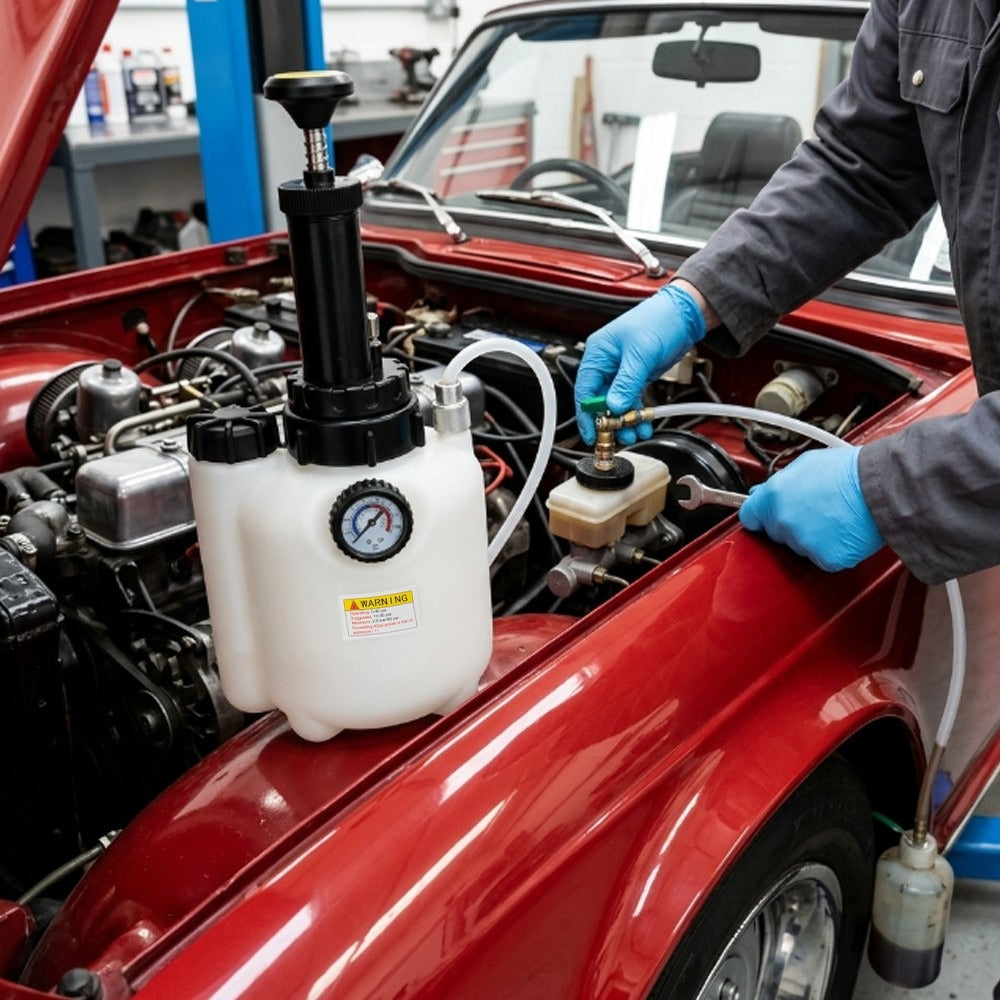 Pompe à fluide de transmission manuelle 3L ATF Système de transfert de remplissage d'huile avec 8 adaptateurs en aluminium