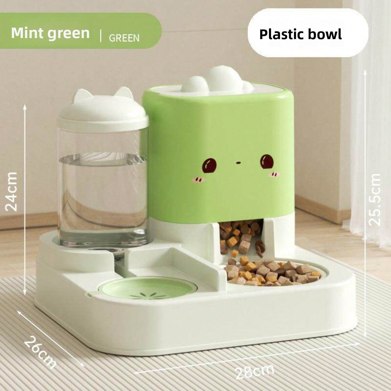 2 En 1 Alimentation automatique pour animaux et distributeur d'eau