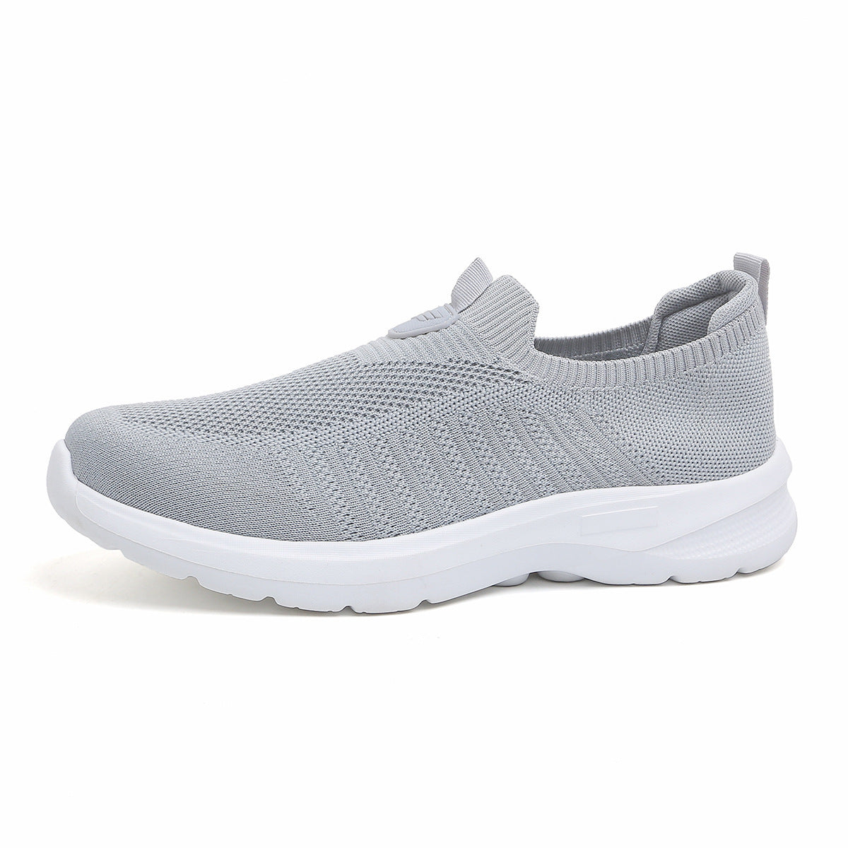 Hommes Flyknit Slip-On Casual Sports Mesh Chaussures de marche