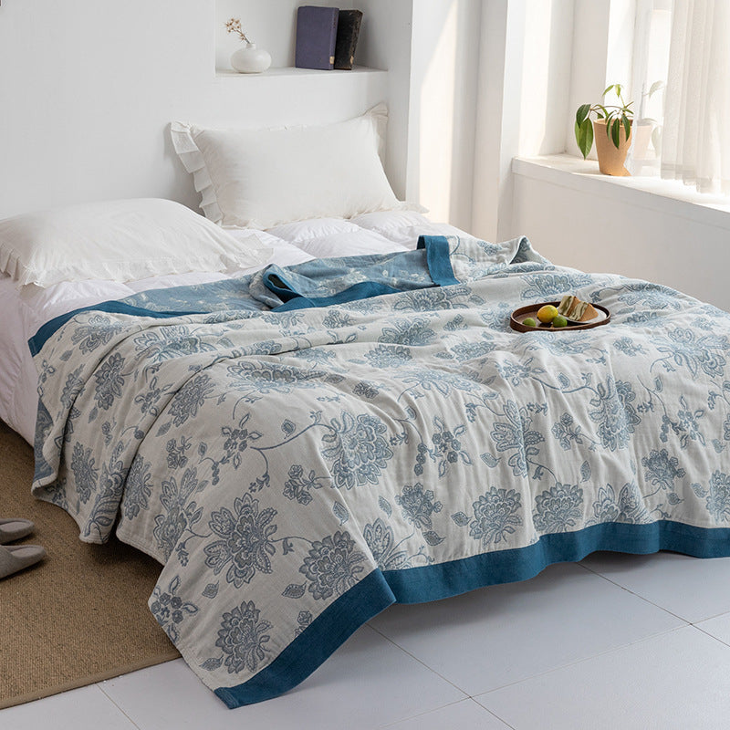 Pure Cotton Gauze Single/Double Summer Cooling Blanket