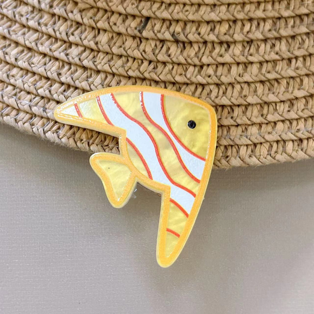 Mignon Barrettes de poisson Fishbone Hairpin Girl Bang Clip cheveux cassés