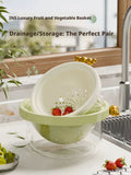 Basket drain léger de luxe-Modèle semi-round-Random Couleur-1.8L-PP-1 pièce