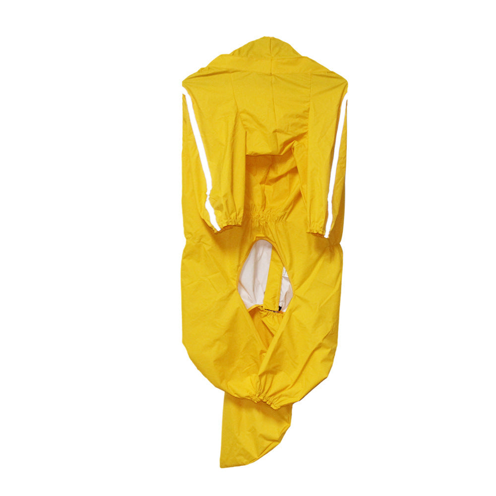 Pare-pluie pour chien de compagnie avec voile de couverture