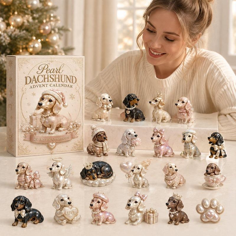 Pearl Dachshund Calendrier de Noël