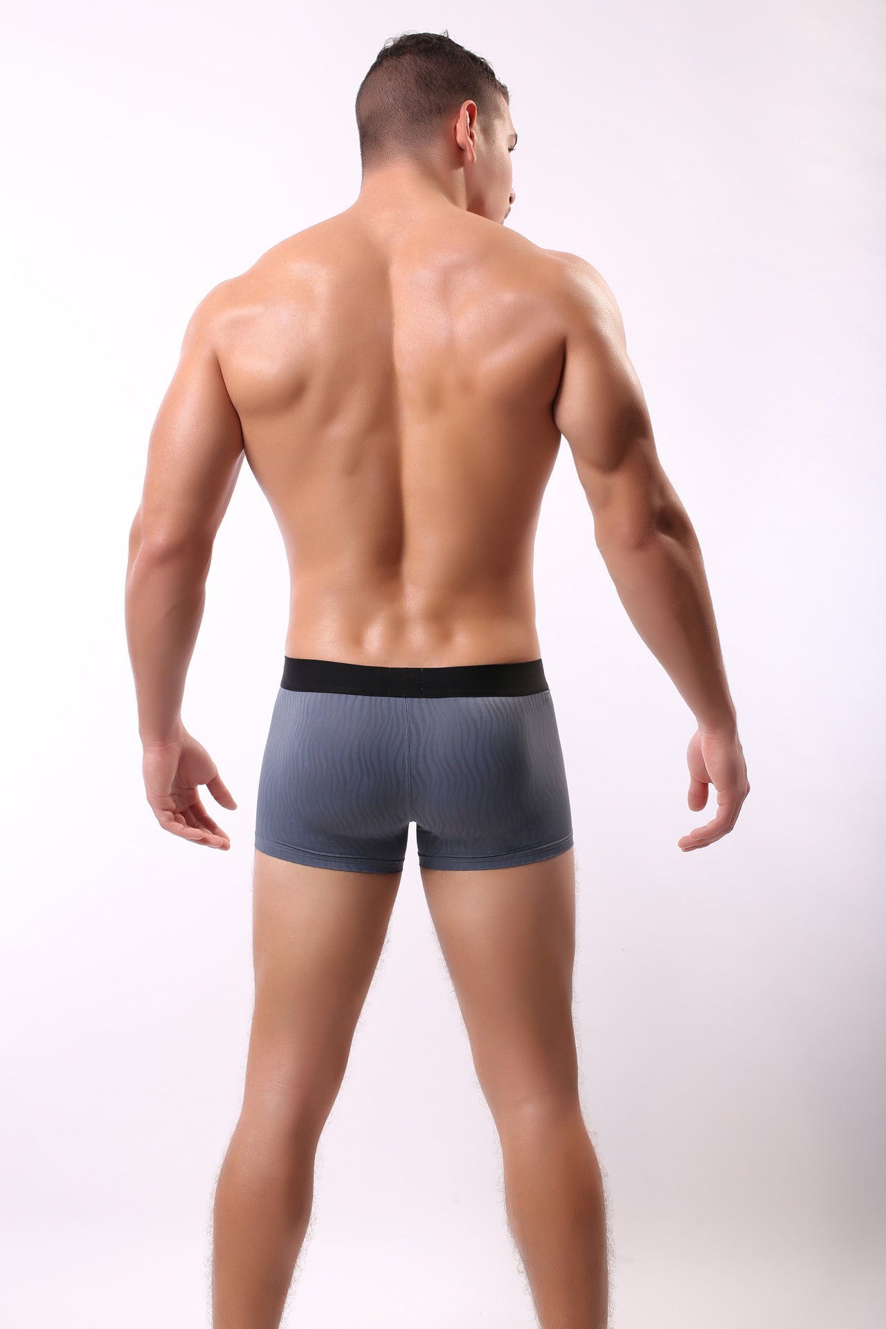 Sous-vêtements pour hommes rayés Boxers respirants et encombrants