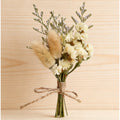 6 Mini Bouquets de fleurs séchés faits à partir de la queue de lapin artisanale et Forget-Me- Nots Fo