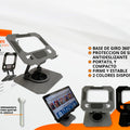 Modèle de base rotative noir à 360°