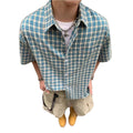 Casual Trendy Ice-silk Chemise Hommes haut de gamme Streetwear Edgy-cool Veste