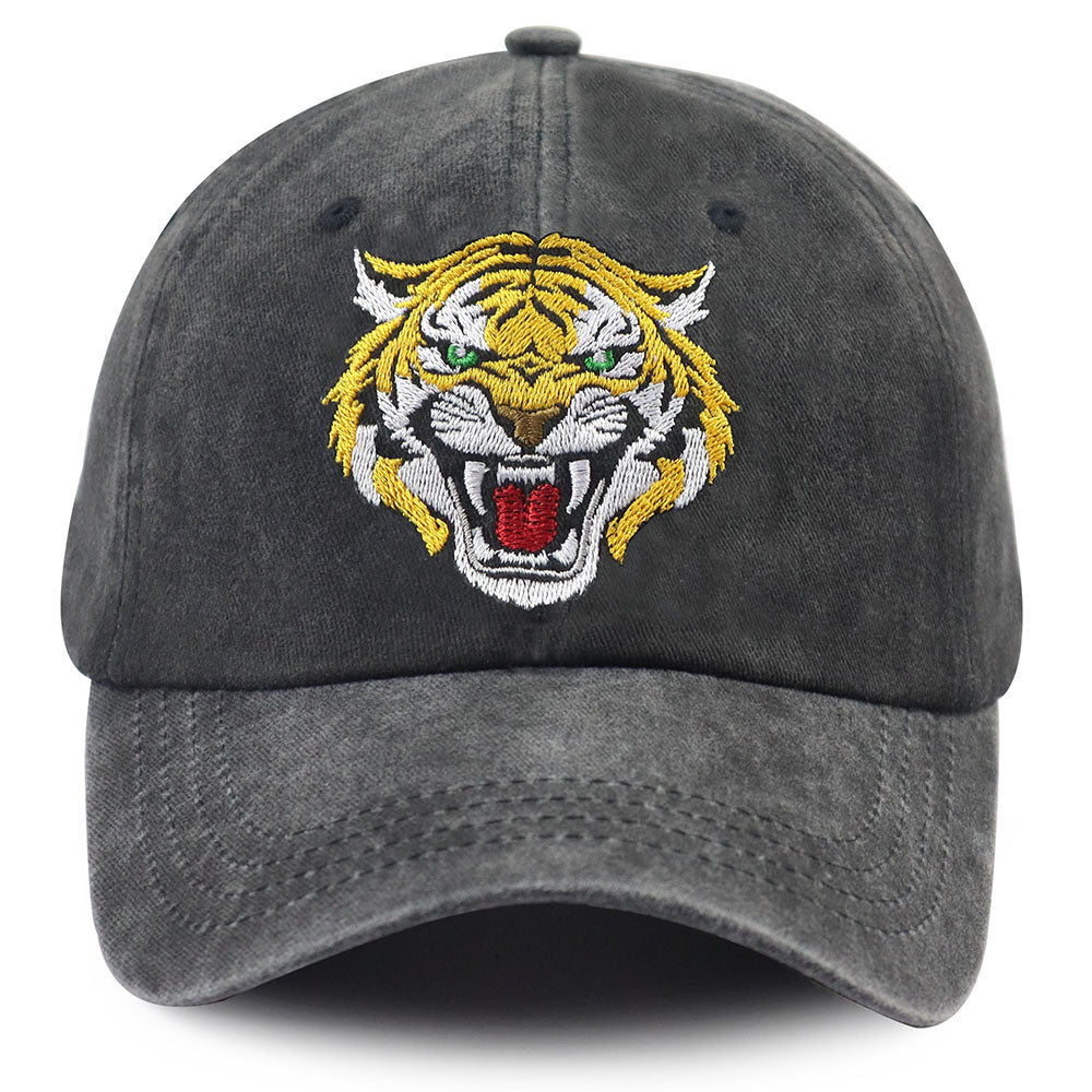 Chapeau brodé Tiger Head 2pcs pour hommes Femmes - Coupe du monde Edition