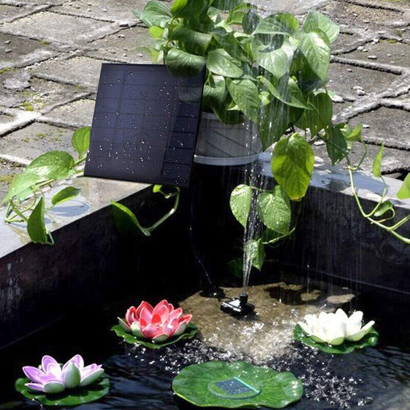 Panneau solaire Caractéristiques de l'eau Jardin Piscine Pond Poisson Fontaine de l'aquarium
