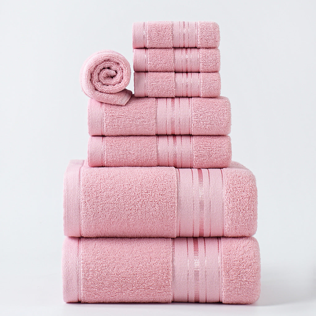 Serviettes de bain en coton pur pour usage domestique Ensemble de serviettes absorbantes pour adultes