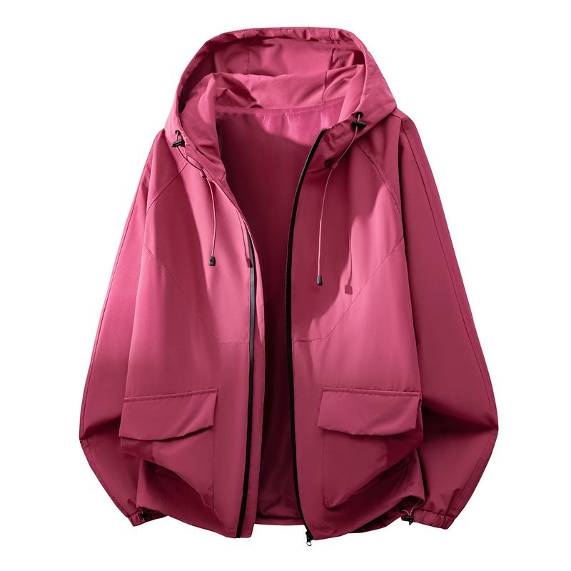 Printemps et automne Unisex Veste Hommes Trois Dimensional Line Design American Style