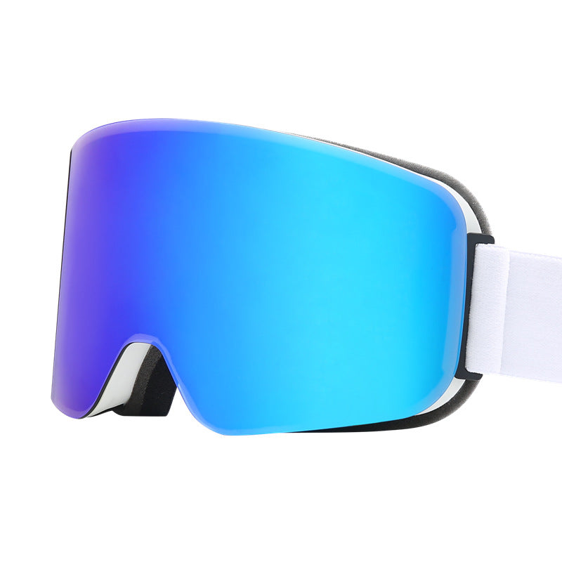 Gants de ski Double couche Gants anti-fog Protection des yeux