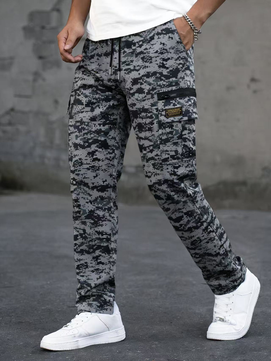 Pantalons de camouflage de taille Plus pour hommes