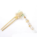 Antique Hanfu coiffure Tassel mariée épingle à cheveux étape Shaking Insert peigne cheveux bijoux