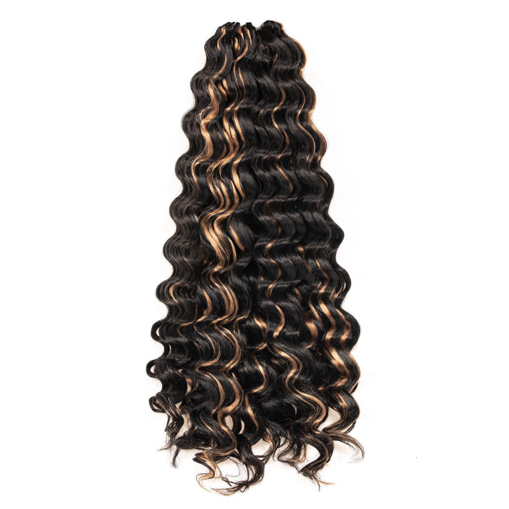 African Curly Hair Dirty Braid Big Wave Ocean Curved Fashion Wig