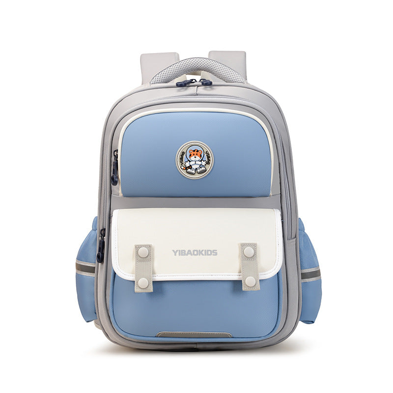 L'école primaire Le fardeau des étudiants Relief Spine Protection Schoolbag Multi-compartment Scratch-