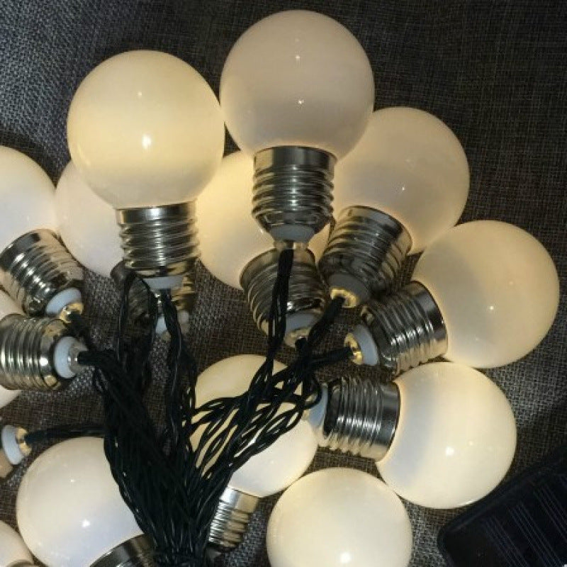 Atmosphère extérieure Lumières à cordes à énergie solaire