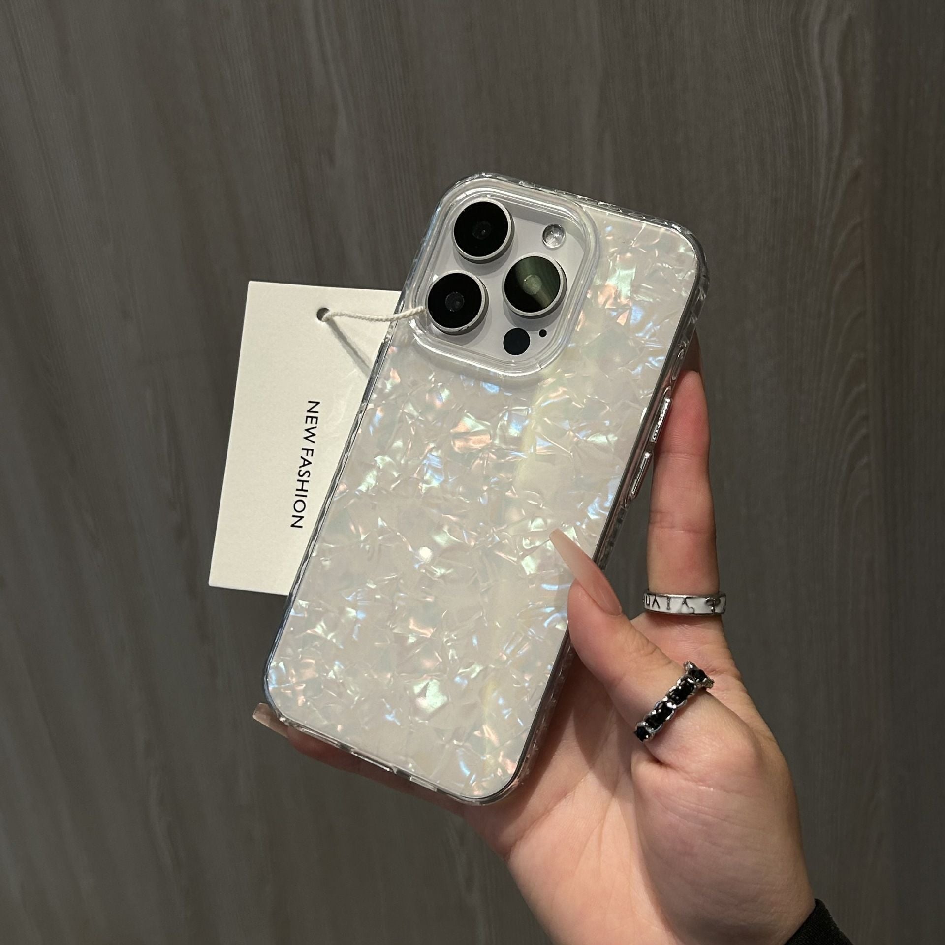 Étui de téléphone d'été avec motif Shell à gros trous