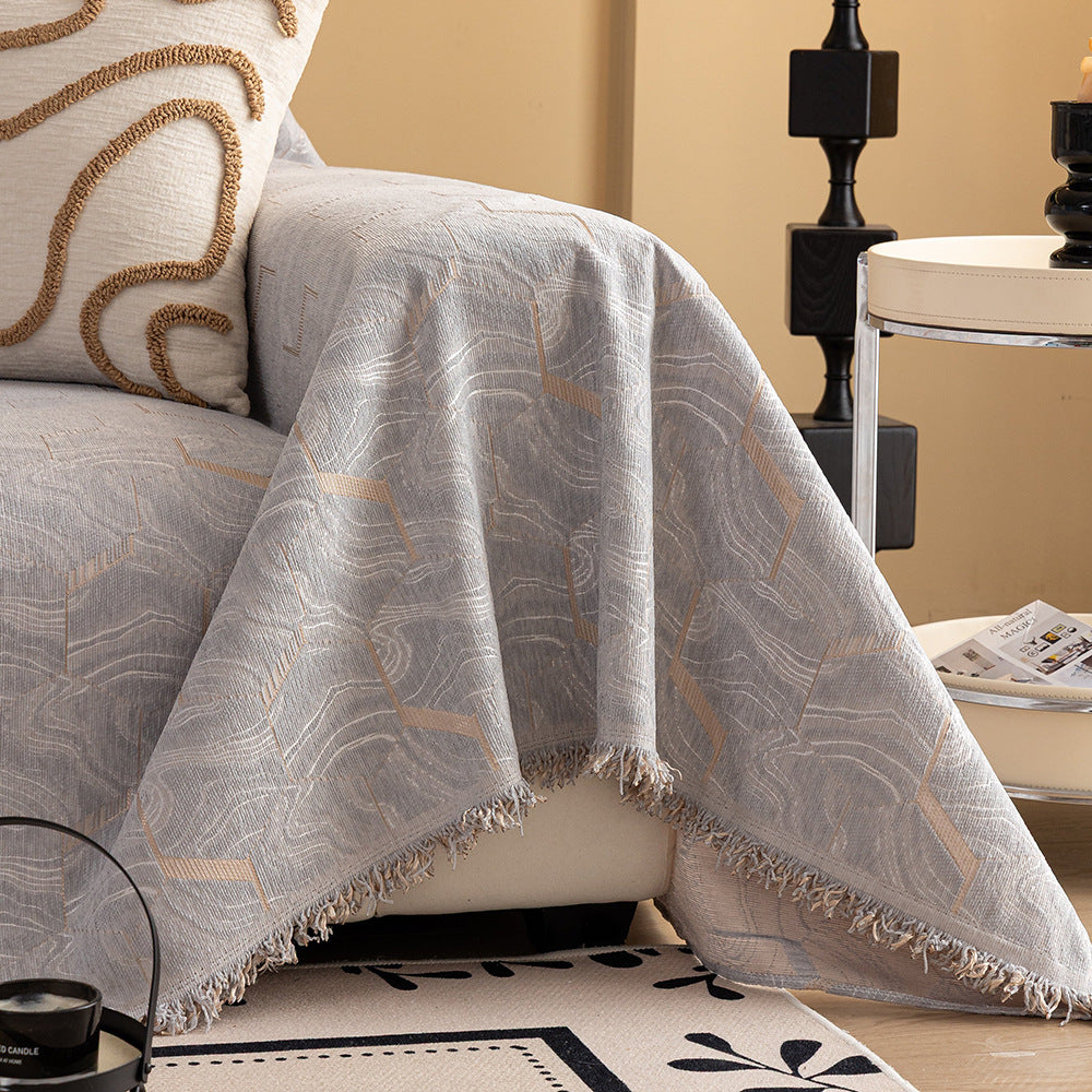 Minimaliste Light-Luxury Chenille Non-Slip Cat-Proof Sofa Cover