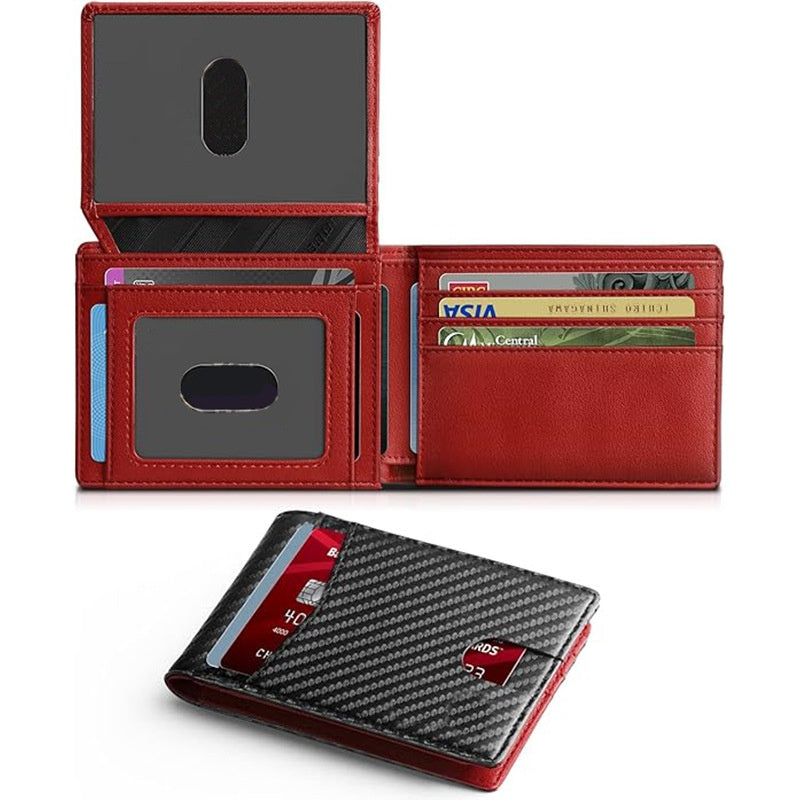Carbon-fibre Flip-top Money Clip Double-plié style court