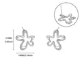 Boucles d'oreilles en cuivre plaqué or 18K