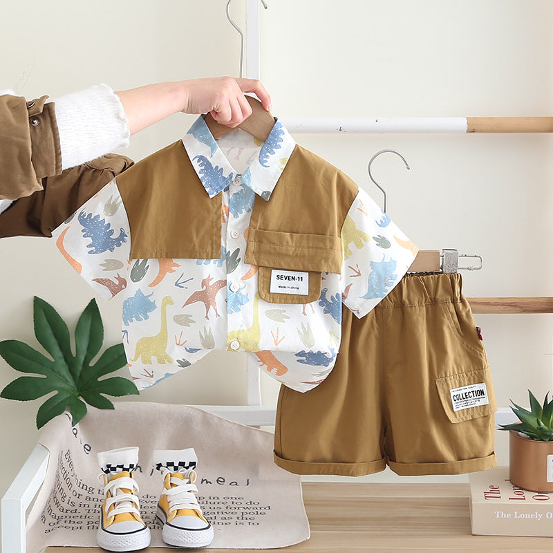 Chemise à manches courtes pour garçons