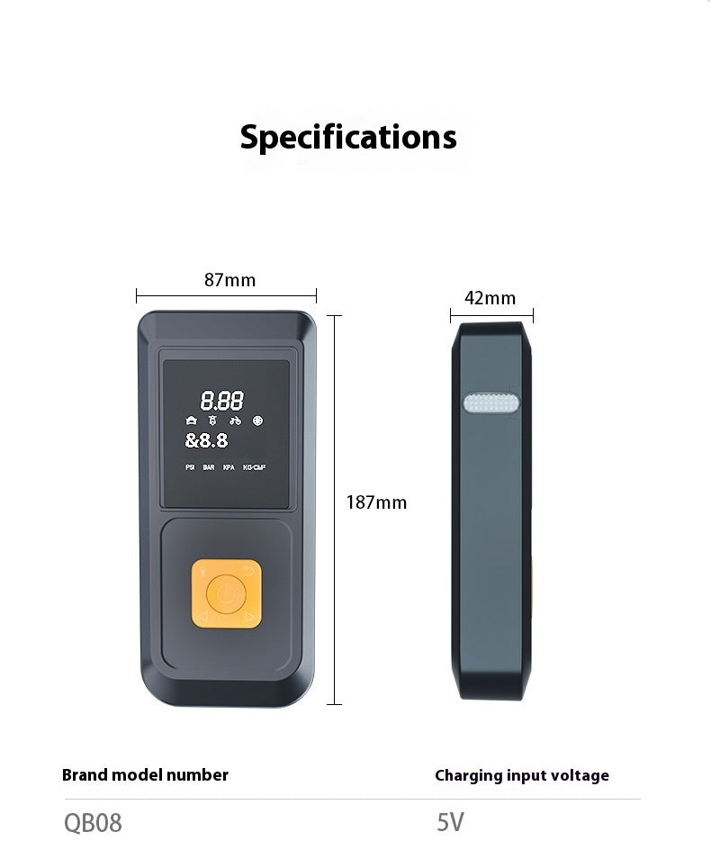 Véhicule Air Intelligent Digital Display Car Start Emergency Supply All-in-one Multi-functi