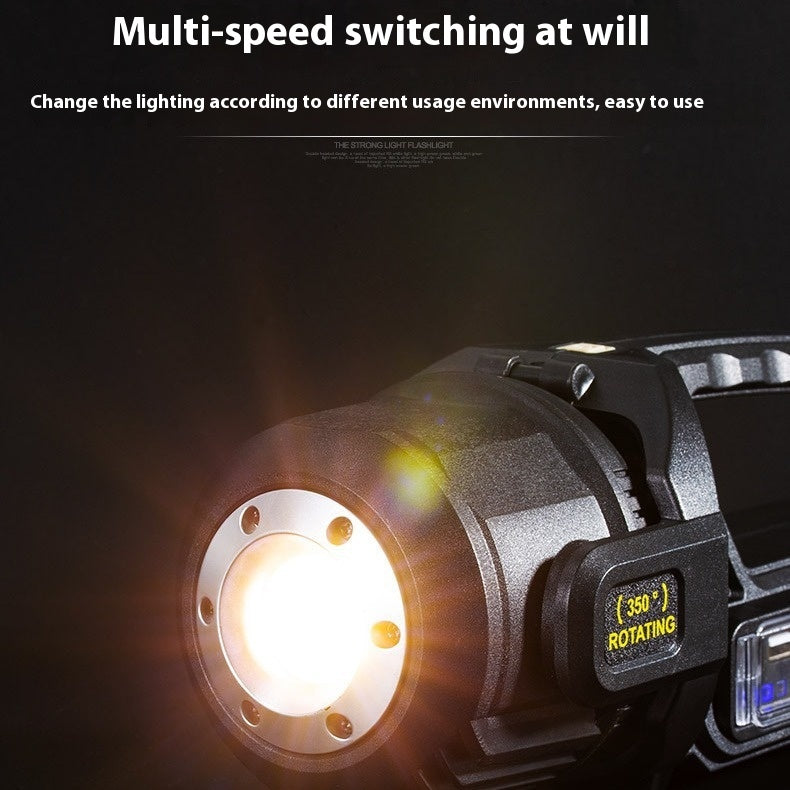 Lampe de poche solaire forte lumière extérieure