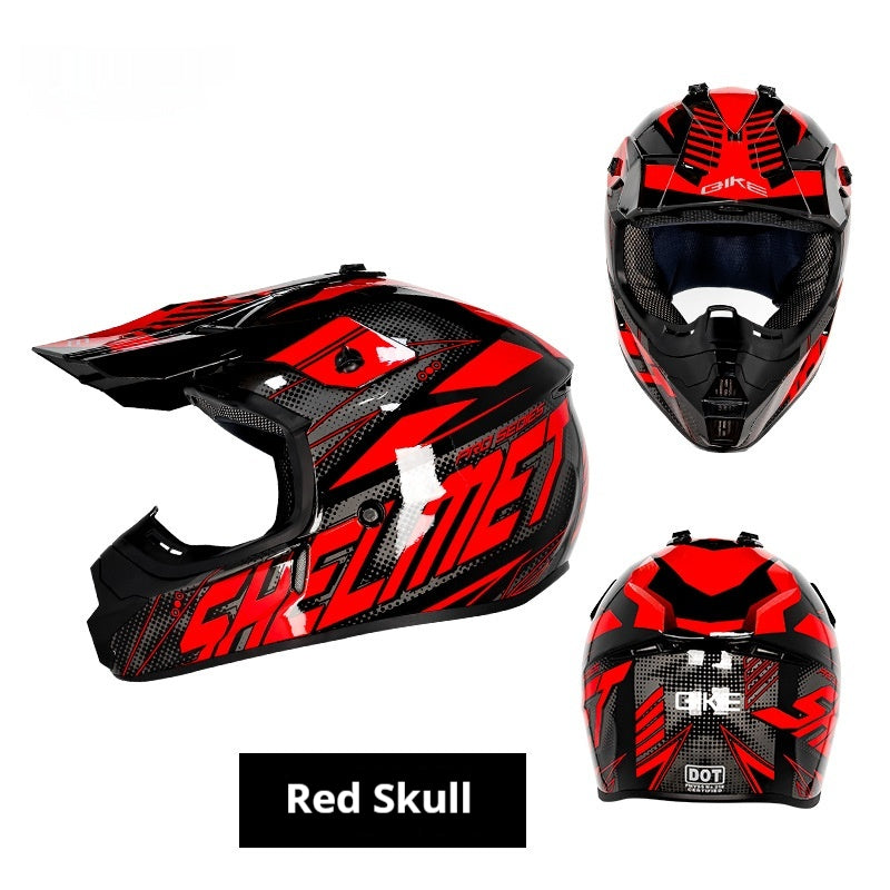 Moto de casque hors route Locomotive Mountain DOT Certified Riding Safety