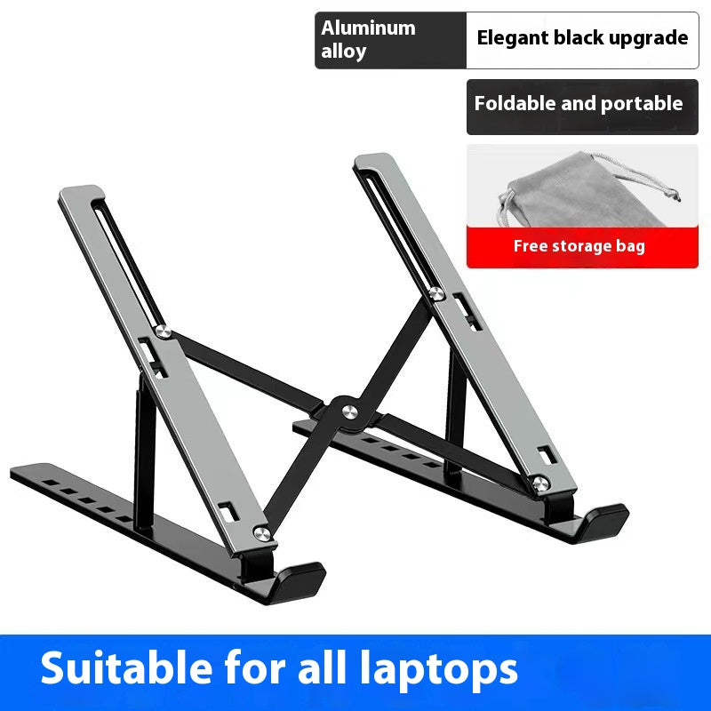 N3 En alliage d'aluminium Support pour ordinateur portable Refroidissement par pliage accru par support pour ordinateur tablette