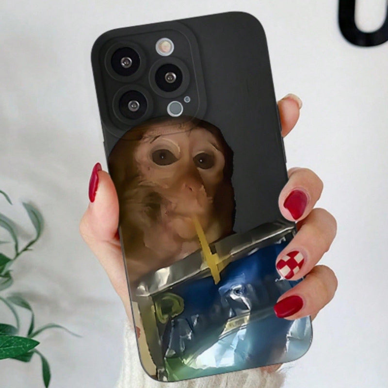 Monkey Student Matte Phone Case Soft Summary