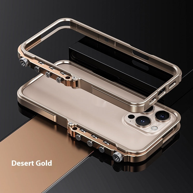 Boîtier de téléphone d'armure anti-retour approprié pour la dissipation de chaleur 15PRO MAX en alliage d'aluminium 16