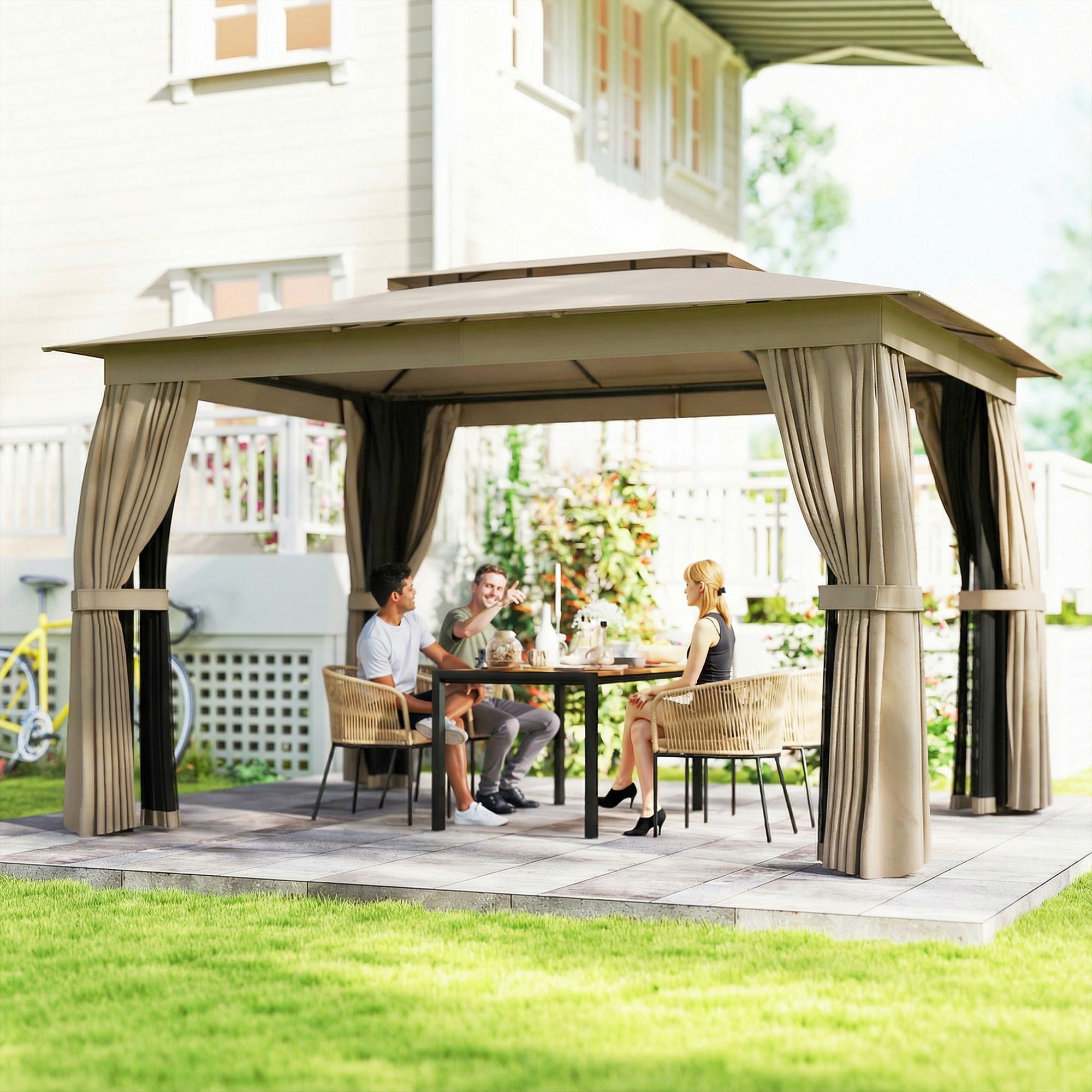 10 x 12 Patio extérieur Gazebo