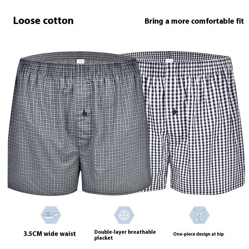 Pantalons en Plaid Shorts en Plaid